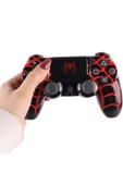PS4-PC-Android BOX-Android-IOS Telefon Tablet Uyumlu Spıder-Man Tema Titreşimli Bluetooth Oyun Kolu - 5
