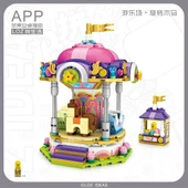 Mikro Blok Atlıkarıncalı Park 406 Parça - Lego Setleri - Loz Mini Lego - Dükkan Lego - Loz Lego - Mikro Bloklar - 1