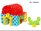 Crazy Eğitici Blok Oyunu 500 Parça - Oyuncak Lego Seti - Birbirine Geçmeli STEM Lego Seti - Eğitici Oyuncak thumbnail 10