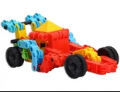 Flexy Tangles Blok Oyunu 150 Parça - Oyuncak Lego Seti - Birbirine Geçmeli STEM Lego Seti - Eğitici Oyuncak thumbnail 9