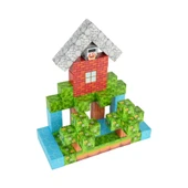 Minecraft Orman Temalı 88 Parça Manyetik Lego Minecraft Manyetik Lego Minecraft Lego Megacraft Lego Seti Megnetic Blocks thumbnail 3