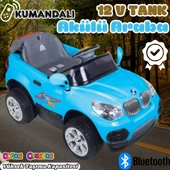 Kumandalı BMW Akülü Araba Mavi - Kumandalı 12 Volt Tek Kişilik Akülü Araba Akülü JEEP - TX5 Sport Akülü Araba thumbnail 1