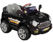 Kumandalı Mini Cooper Akülü Araba Siyah - Kumandalı 12 Volt Tek Kişilik Akülü Araba Akülü JEEP - Turbo Coupe Akülü Araba thumbnail 2