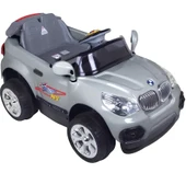 Kumandalı Mini Cooper Akülü Araba Gri - Kumandalı 12 Volt Tek Kişilik Akülü Araba Akülü JEEP - Turbo Coupe Akülü Araba thumbnail 2