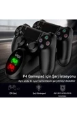 Playstation 4 İpega Oyun Kolu İkili Ledli Hızlı Şarj İstasyonu PG-9180 thumbnail 6