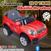Kumandalı BMW Akülü Araba Kırmızı - Kumandalı 12 Volt Tek Kişilik Akülü Araba Akülü JEEP - TX5 Sport Akülü Araba thumbnail 1