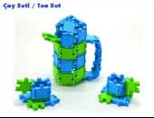 Flexy Tangles Blok Oyunu 88 Parça - Oyuncak Lego Seti - Birbirine Geçmeli STEM Lego Seti - Eğitici Oyuncak thumbnail 4