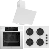 Ferre FryArt Artline QEP63CB - CS206-FA - D078-SA 7 Prog. Dijital Turbo Ank. Set - Beyaz - 1