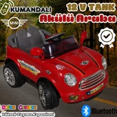 Kumandalı Mini Cooper Akülü Araba Kırmızı - Kumandalı 12 Volt Tek Kişilik Akülü Araba Akülü JEEP - Turbo Coupe Akülü Ara thumbnail 1