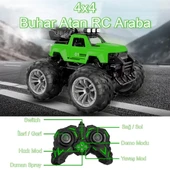 Smoke R/C Araba Yeşil - Uzaktan Kumandalı Duman Atan Araba - Dumanlı Kumandalı Araba - Uzaktan Kumandalı Araba - 3