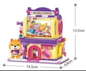 Mikro Blok Shiba Inu Gashapon Machine Kapsül Oyuncak Dükkanı 435 Parça - Lego Setleri - Keeppley Mini Lego - Keeppley Le - 2