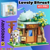 Mikro Blok Sütlü Çay Dükkanı 411 Parça - Lego Setleri - Keeppley Mini Lego - Keeppley Lego - Mikro Bloklar - 1