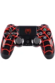 PS4-PC-Android BOX-Android-IOS Telefon Tablet Uyumlu Spıder-Man Tema Titreşimli Bluetooth Oyun Kolu - 4