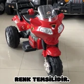 Amortisörlü Akülü Turbo GoWay Motosiklet Beyaz - Aliş GoWay Motorsiklet 12 Volt Akülü Motor - Aliş Go Way Motor - 3