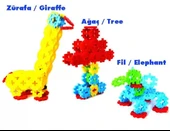 Crazy Eğitici Blok Oyunu 500 Parça - Oyuncak Lego Seti - Birbirine Geçmeli STEM Lego Seti - Eğitici Oyuncak thumbnail 7