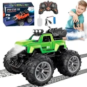 Smoke R/C Araba Yeşil - Uzaktan Kumandalı Duman Atan Araba - Dumanlı Kumandalı Araba - Uzaktan Kumandalı Araba - 4