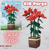 Mikro Blok Çiçek Orman Gülü 618 Parça - Lego Setleri - MEGA Lego - Çiçek Lego - MEGA Çiçek Lego - Mikro Bloklar thumbnail 1