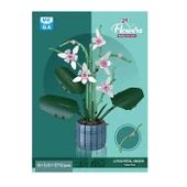 Mikro Blok Çiçek Lotus 712 Parça - Lego Setleri - MEGA Lego - Çiçek Lego - MEGA Çiçek Lego - Mikro Bloklar thumbnail 3