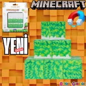 Minecraft Karlı Çimen Desenli Blok Manyetik Lego Minecraft Manyetik Lego Minecraft Lego Megacraft Lego Seti Megnetic Blo - 1