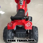 Amortisörlü Akülü Turbo GoWay Motosiklet Siyah - Aliş GoWay Motorsiklet 12 Volt Akülü Motor - Aliş Go Way Motor thumbnail 3