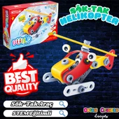 Hanye Sök-Tak Helikopter Modeli 2 - Oyuncak Söktak Helikopter Modeli - Lego Setleri - Oyuncak Helikopter - 1
