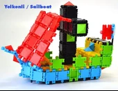 Flexy Tangles Blok Oyunu 150 Parça - Oyuncak Lego Seti - Birbirine Geçmeli STEM Lego Seti - Eğitici Oyuncak thumbnail 3