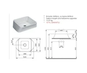 Bocchi Firenze Çanak Lavabo Mat Antrasit 1005-020-0125 thumbnail 2