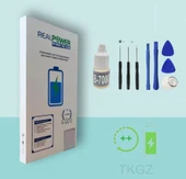 Tkgz - İphone 8G - Batarya Pil Sıfır Güçlendirilmİş + Tamir Seti + B-7000 - Realpower - 1