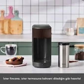 Karaca Mono Black Filtre Kahve Makinesi Walnut Brown thumbnail 2