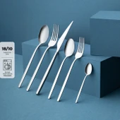 Emsan Evelyn 72 Parça 12 Kişilik Çatal Kaşık Bıçak Takımı Lüks Kutulu - 1