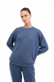 Lumberjack 16alice-c Ck97 0 Yaka Kadin Sweat - Indigo - 1