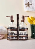Rame Sıvı Sabunluk Seti - 2x500 ML Yuvarlak - 1