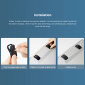 Nillkin Bolster Metal Portatif Stand Laptop Yükseltici ve Tablet Tutucu - 11