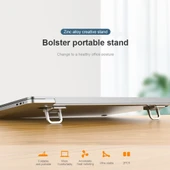 Nillkin Bolster Metal Portatif Stand Laptop Yükseltici ve Tablet Tutucu - 7