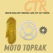 NK250 Zincir Dişli Seti O-Ringli 120L-13T-42T - 2