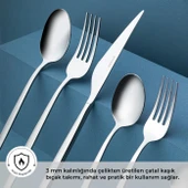 Emsan Evelyn 72 Parça 12 Kişilik Çatal Kaşık Bıçak Takımı Lüks Kutulu - 2