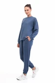 Lumberjack 16alice-c Ck97 0 Yaka Kadin Sweat - Indigo - 2