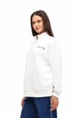Kinetix 16ornia Bts-k4 Yarim Fermuarli Kadin Sweat - Ekru thumbnail 1