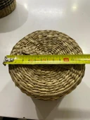 KAPAKLI HASIR SEPET KÜÇÜK BOY 10 X 13 CM - 4