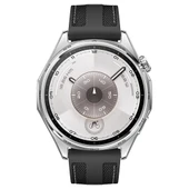 Sneezy Huawei Watch GT6 46mm ile Uyumlu Metal Tokalı Dikiş Detaylı Şık Dokuma Silikon Kordon  Siyah thumbnail 8