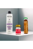 Mor Şampuan Destekli Saç Bakım seti Keratin Argan Etkili Mor Şampuan , XXXL, Collegen Keratin Serum - 1