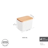 Karaca Massimo Saklama Kabı 1 Lt Krem thumbnail 2