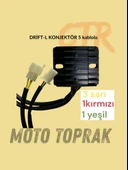 DRİFT-L 5 Kablolu Konjektör – 3 Sarı 1 Kırmızı 1 Yeşil - 1