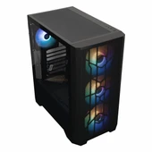 BitFenix Nova Mesh SE TG 1200W 80+ Altın USB 3.2 ARGB ATX Mid Tower Siyah Kasa thumbnail 4