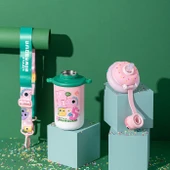 Emsan Baby Dinazor Termos Pembe 450 ml thumbnail 3