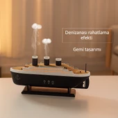 emi Tasarımlı Aromaterapi Difüzör & Nemlendirici - Denizanası Buhar Efekti, LED Işık ve Uzaktan Kumandalı - 5