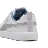 Puma CourtflexV3 Space Belle V PS-White-Lilac Crush Çocuk Ayakkabı-Beyaz - 3