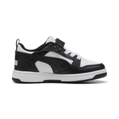 Puma Rebound V6 Lo AC+ PS-White-Black Çocuk Ayakkabı-Beyaz thumbnail 3