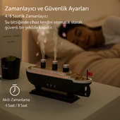 emi Tasarımlı Aromaterapi Difüzör & Nemlendirici - Denizanası Buhar Efekti, LED Işık ve Uzaktan Kumandalı - 6
