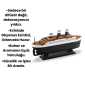 emi Tasarımlı Aromaterapi Difüzör & Nemlendirici - Denizanası Buhar Efekti, LED Işık ve Uzaktan Kumandalı - 1